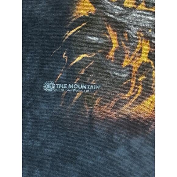The Mountain Lavaborn Dragon Fire Blue T Shirt Men's Size 3XL - Picture 3 of 10